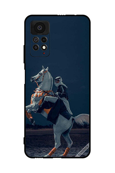 Covernex غطاء حماية لهاتف شاومي ريدمي نوت 11 برو 5G، شاب على حصان