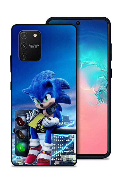 Tolwak غطاء حماية لهاتف سامسونج جالكسي S10 لايت بطبعة سونيك ريدينج