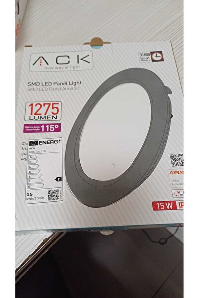 ACK SMD LED PANEL ARMATÜR 15W AP01-01530