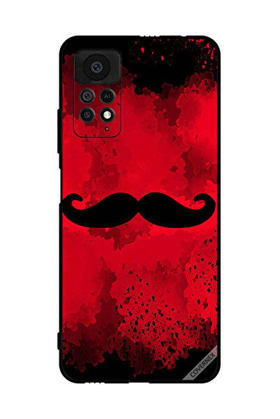 Covernex غطاء حماية لهاتف شاومي ريدمي نوت 11 برو 5G، شارب أحمر، خلفية