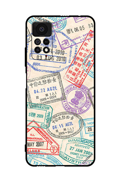 Covernex غطاء حماية لهاتف شاومي ريدمي نوت 11 برو 5G طوابع السفر