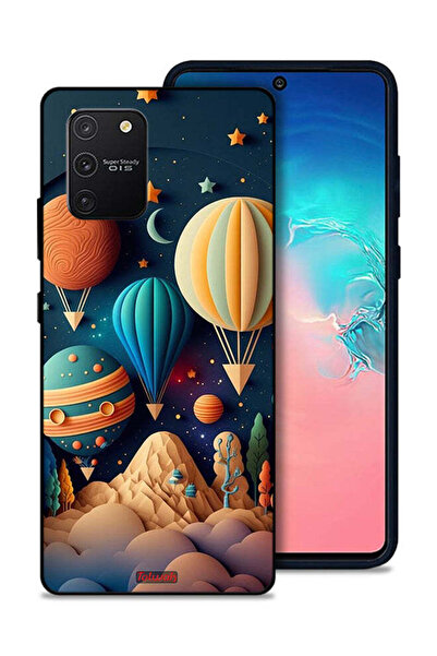 Tolwak غطاء حماية لهاتف سامسونج جالاكسي S10 لايت من تصميم بيراشوت آرت