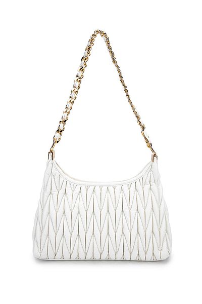 Tamer Tanca Women's Vegan White Shoulder Bag