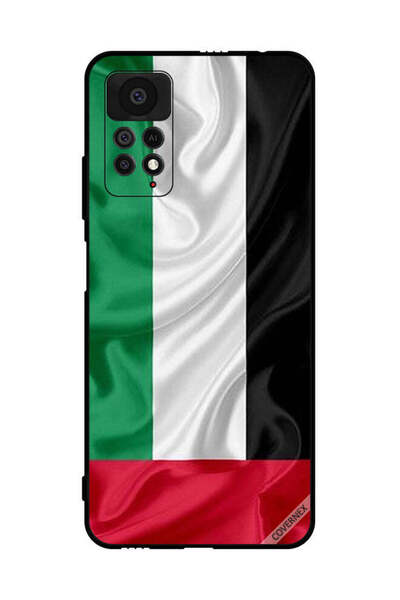Covernex غطاء حماية لهاتف شاومي ريدمي نوت 11 برو 5G، قماش علم الإمارات العربي...