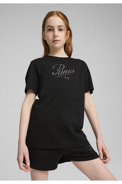 Puma Essentials Script Tee Youth
