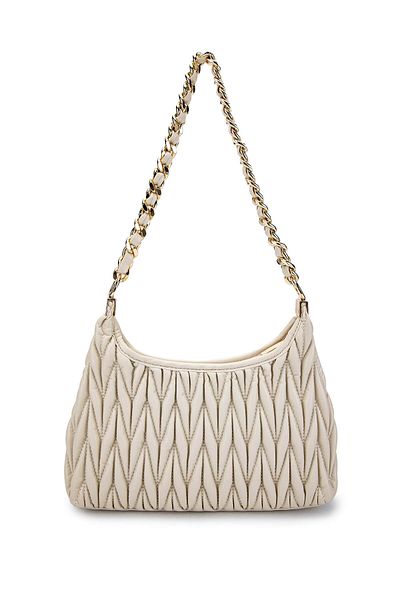 Tamer Tanca Women's Vegan Beige Shoulder Bag