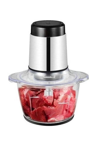 DLC Multi-Functional Electric Food Chopper 1.2L, 400W Silver/Black
