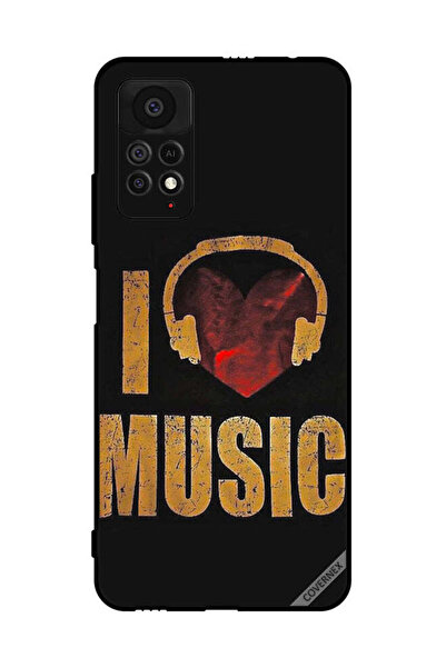 Covernex غطاء حماية لهاتف شاومي ريدمي نوت 11 برو 5G، تصميم كلاسيكي، أحب الموسيقى