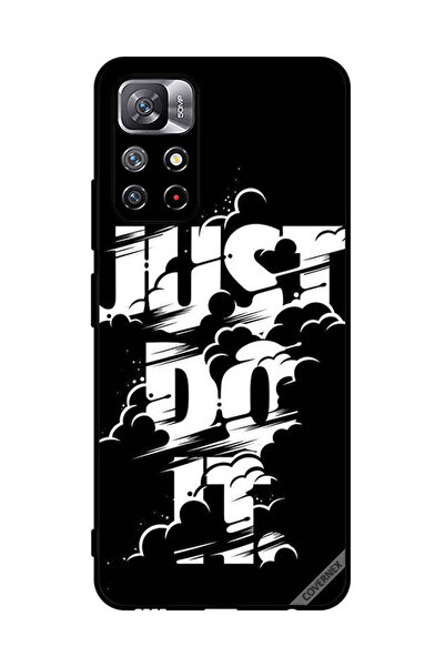 Covernex Protective Case Cover For Xiaomi Redmi Note 11S 5G Just Do It B&w