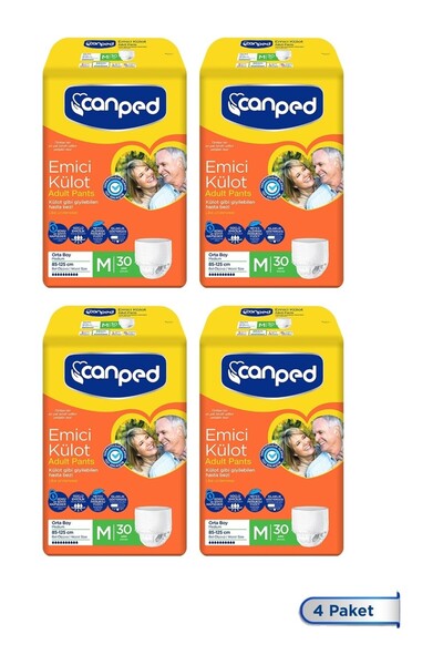 Canped Emici Külot Orta Beden Medium (M) 120 Adet