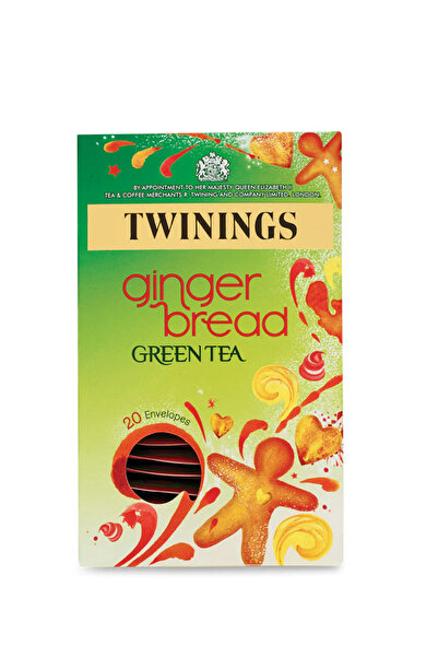Twinings Gingerbread Aromalı Yeşil Çay