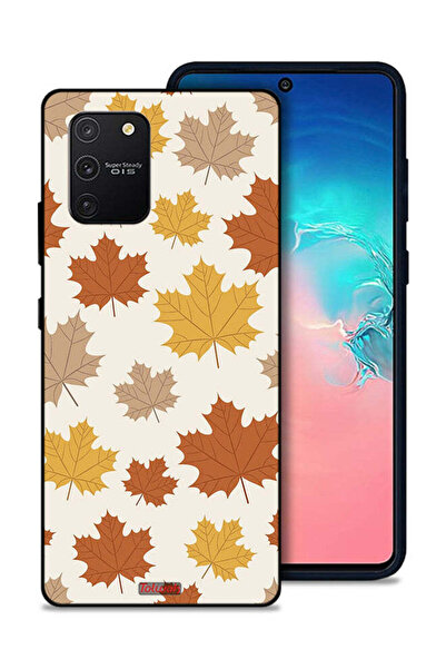 Tolwak غطاء حماية لهاتف سامسونج جالكسي S10 لايت بنقشة أوراق الخريف