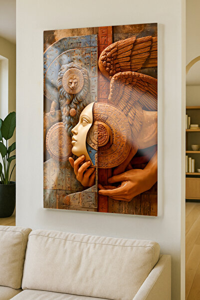 Vionart Home “Zamanın Hafızası” - Duvar Sanatı Cam Tablo