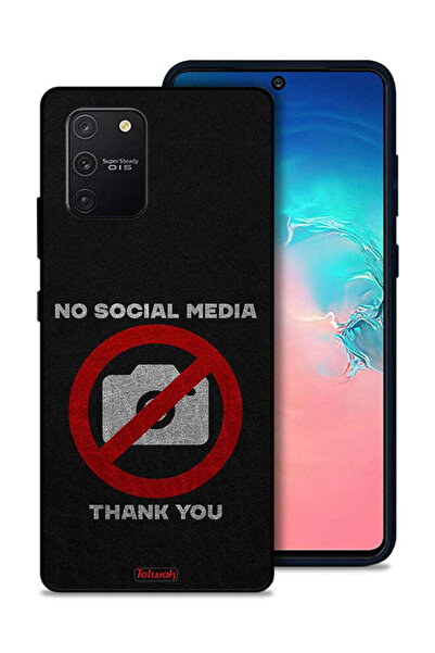 Tolwak غطاء حماية لهاتف Samsung Galaxy S10 Lite - لا توجد وسائل تواصل اجتماعي...