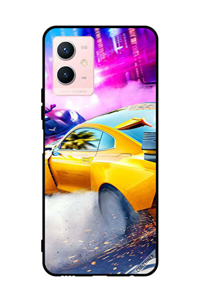 Covernex Protective Case Cover For vivo Y33s 5G Yellow Car