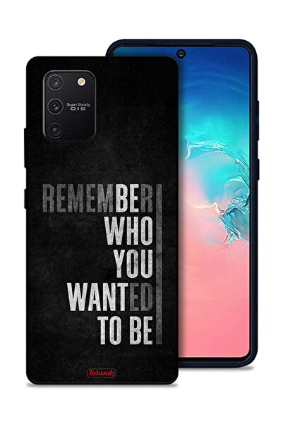 Tolwak غطاء حماية لهاتف سامسونج جالكسي S10 لايت تذكر من أردت أن تكون