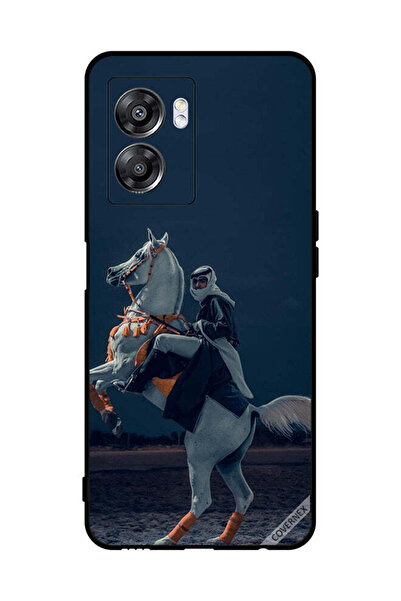 Covernex غطاء حماية لهاتف Oppo A57 - شاب على حصان