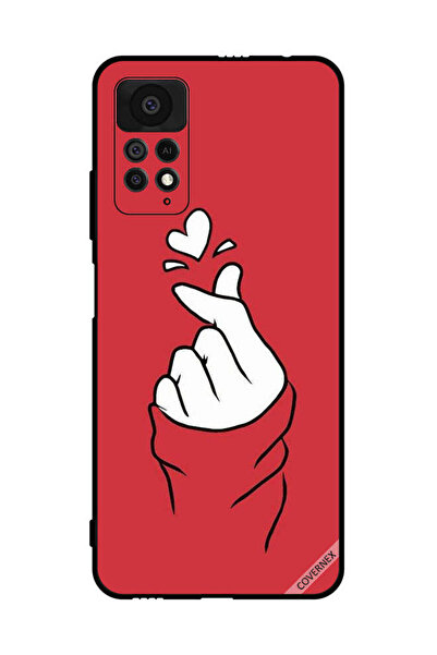 Covernex غطاء حماية لهاتف شاومي ريدمي نوت 11 برو 5G سناب لوف أحمر