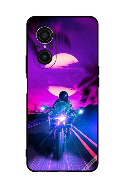 Covernex غطاء حماية لهاتف هواوي نوفا 9 SE 5G راكب الدراجة النارية يترك القمر ...