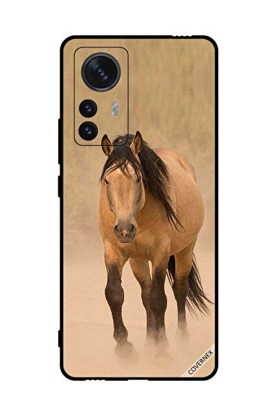 Covernex غطاء حماية لهاتف شاومي 12 برو - سباق الخيل البني