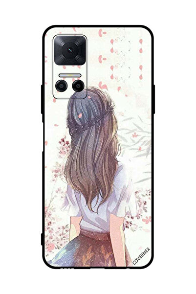 Covernex غطاء حماية لهاتف Honor Play6T بطبعة فتاة لطيفة في تفكير عميق