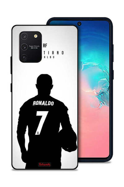 Tolwak غطاء حماية لهاتف سامسونج جالاكسي S10 لايت بقناع كريستيانو رونالدو