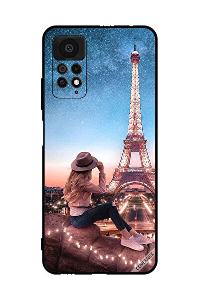 Covernex غطاء حماية لهاتف شاومي ريدمي نوت 11 برو 5G، فتاة قبعة بنية اللون وبر...