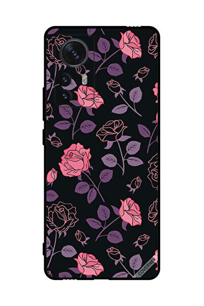 Covernex Protective Case Cover For Xiaomi 12 Pro Pink And Purple Flowers