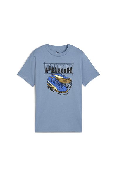 Puma Γραφικό μπλουζάκι αθλητικών παπουτσιών για νέους