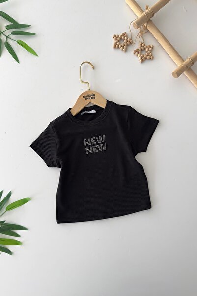 Minigimin Cicileri Miniğimin Cicileri New Stone Brodat pentru fete Crop elast...