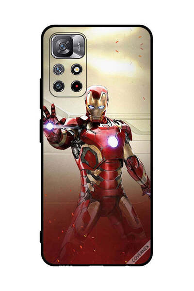 Covernex غطاء حماية لهاتف شاومي ريدمي نوت 11S 5G، تصميم الرجل الحديدي