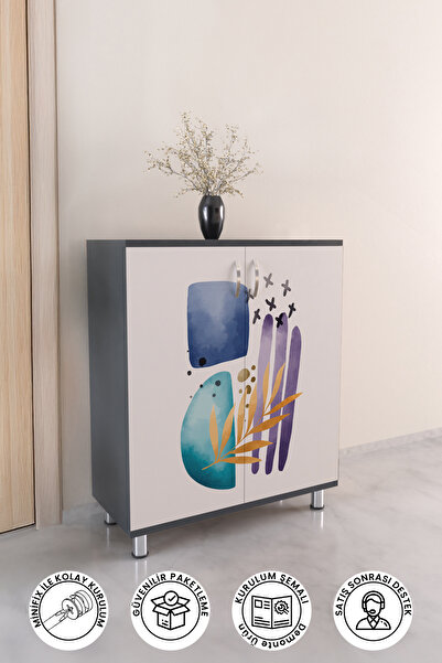 hediye kapında Colder 4 Raflı Çok Amaçlı Ayakkabı Dolabı Antre Hol Ayakkabılık