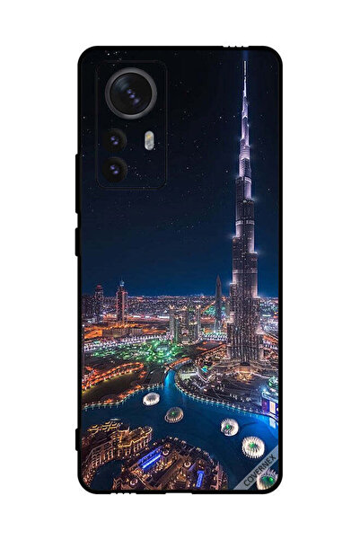 Covernex غطاء حماية لهاتف شاومي 12 برو - منظر ليلي لوسط المدينة