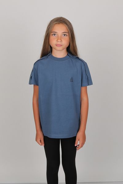 CURE4U Cure Adaptive Children's Denim Blue Broken Sleeve Treatment Outfit (7-8 Years)