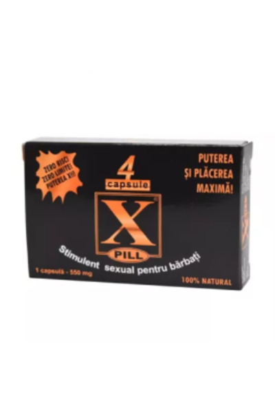 Sichuan X-pill Stimulent Sexual, 4 Capsule, Weilong Pharmaceutical