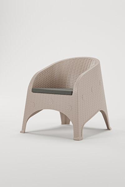 Çavdar Group Olivia Tekli Minderli Bahçe Koltuğu Balkon Teras Bahçe Sandalyesi