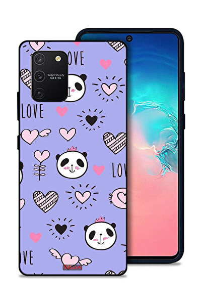 Tolwak غطاء حماية لهاتف سامسونج جالكسي S10 لايت بتصميم الحب والباندا