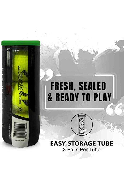 VEA Padel Balls – Premium Pressurized Padel Balls for Match & Training – Long-Lasting Bounce, Du