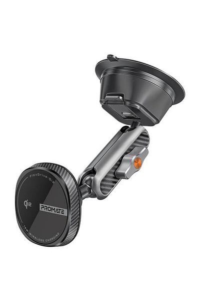 Promate FlexiGrip™ Qi2 Wireless Car Charger with 15W Charging and MagSafe Compatible