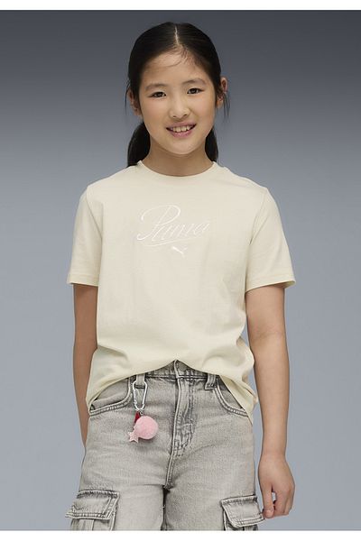 Puma Tricou Essentials Script pentru tineri
