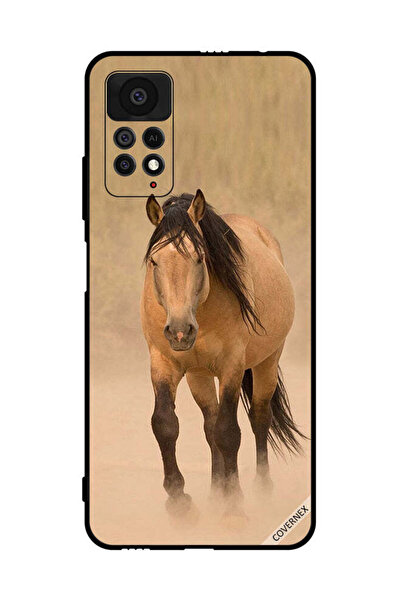 Covernex غطاء حماية لهاتف شاومي ريدمي نوت 11 برو 5G - سباق الخيل البني