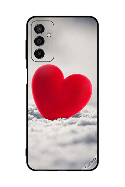 Covernex غطاء حماية لهاتف سامسونج جالاكسي M23 بتصميم قلب أحمر جميل