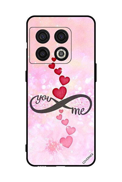 Covernex غطاء حماية لهاتف OnePlus 10 Pro - قلوب حمراء ووردية - You Infinity Me