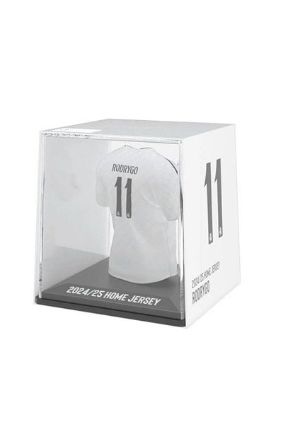 Splink Real Madrid Rodrygo Home Jersey Display Case, Official Licensed Collectible, 2024/2025