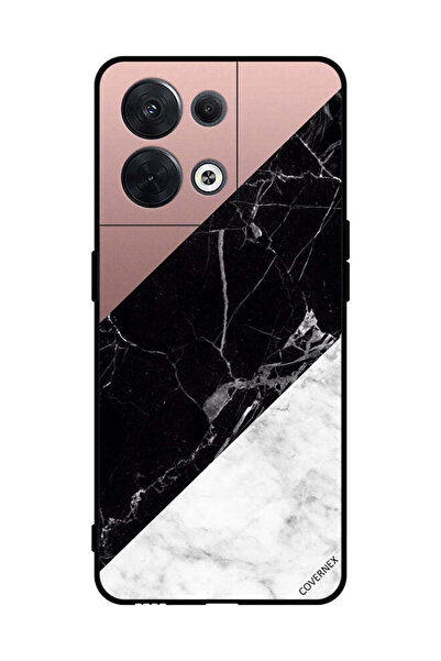 Covernex غطاء حماية لهاتف Oppo Reno8 بسطح رخامي بنمط عادي