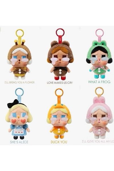 divera Crying Again Cry Baby Bag Charm Accessory-1Pcs Keychain Plush-Labubu