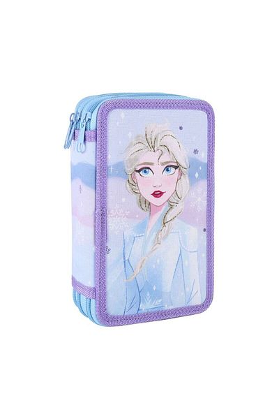 Disney Penar echipat Frozen II, 43 de piese, albastru, 19,5 x 12 x 6,5 cm