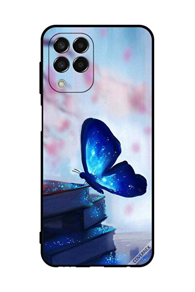 Covernex غطاء حماية لهاتف سامسونج جالاكسي M33 بطبعة فراشة على الكتب
