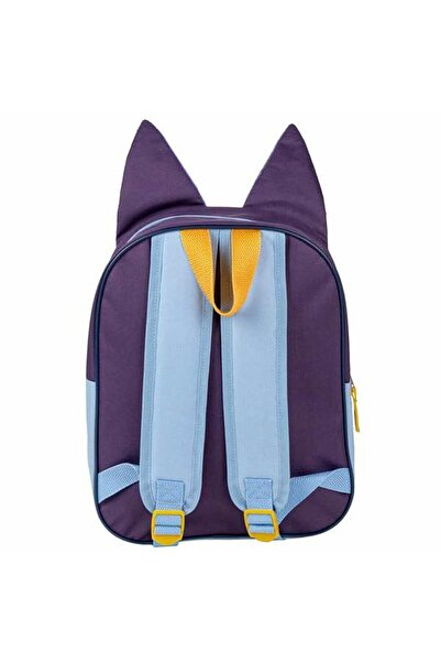 bluey Rucsac 3D pentru copii, design albastru, albastru, 25 x 31 x 10 cm