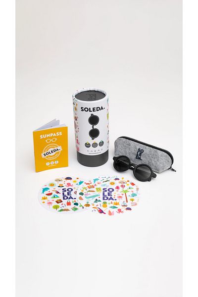 SOLEDA 0-12 Months Baby Sunglasses Black
